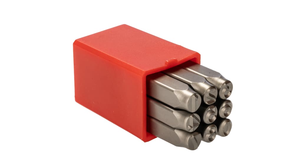 RS PRO ナンバー刻印パンチセット 6mm x 9個 | RS