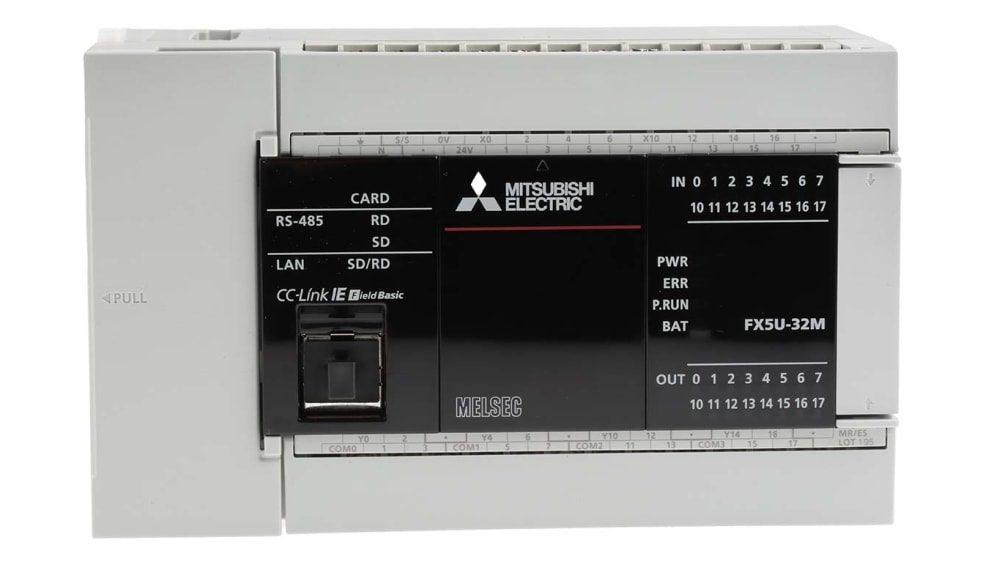 FX5U-32MR/ES | 三菱電機 FX5U PLC (CPUユニット) 16 入力 16 FX5U-32MR/ES | 三菱電機 FX5U PLC (CPUユニット) 16 入力 16