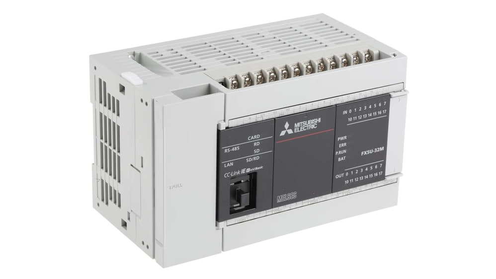 FX5U-32MR/ES | Mitsubishi FX5U Series PLC CPU for Use with MELSEC 