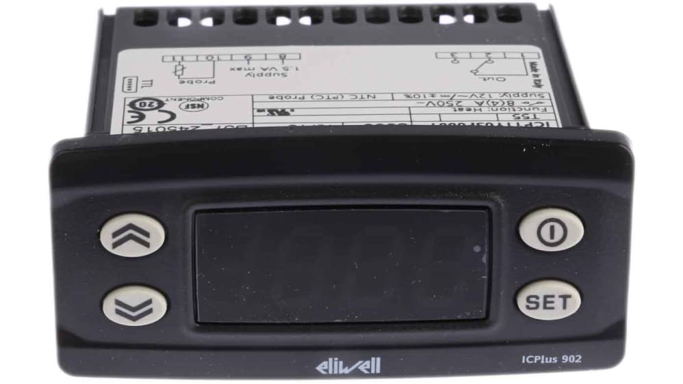 IC+ 902 12V 8A + NTC | Eliwell ICPlus Panel Mount On/Off