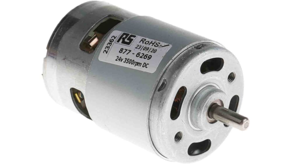 DC1024 | Mellor Electric, ブラシ付き DCモーター 24V 0.046 Nm