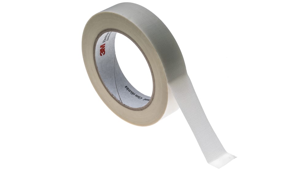 T6925 | 3M Scotch 69 Gewebeband, Glasfaser Filamentband Weiß, 0.18 