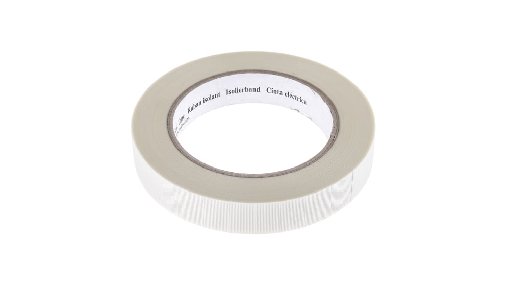 Nastro americano Bianco in Tessuto di vetro 3M Scotch 69, adesivo in  Silicone, 19mm x 33m x 0.18mm