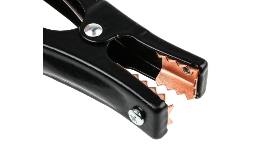 BU-X15400-0 | ミューラー わに口クリップ, 200A, 38mm, 銅, 黒 | RS