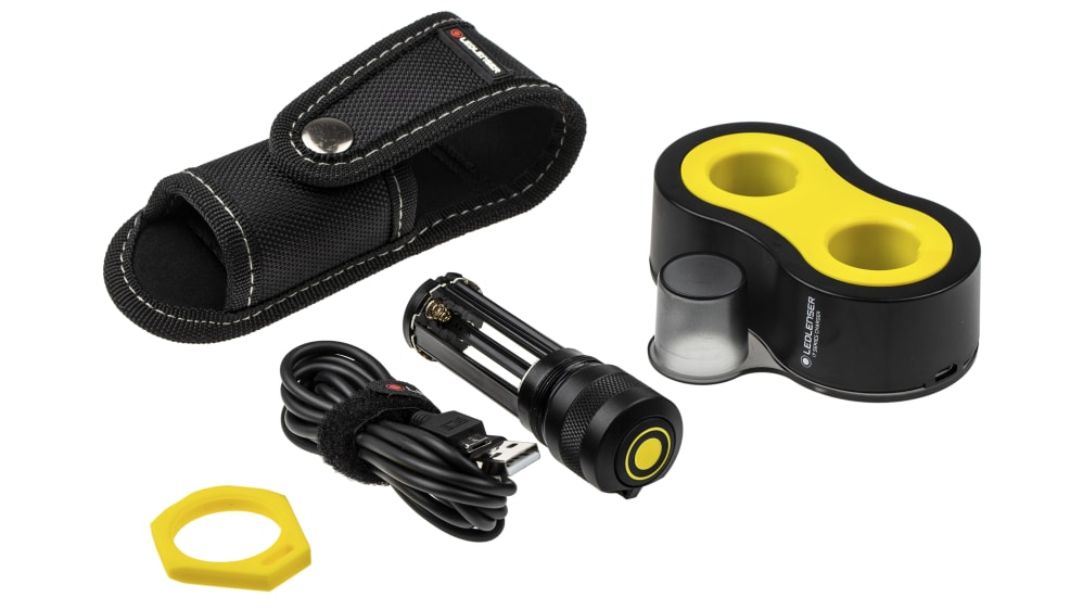 5507DR | LEDLENSER i7-DR LED Torch Black - Rechargeable 220 lm