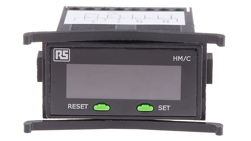 RS PRO カウンタ, 7 桁, LCDディスプレイ, 30V dc, 取っ手埋込型
