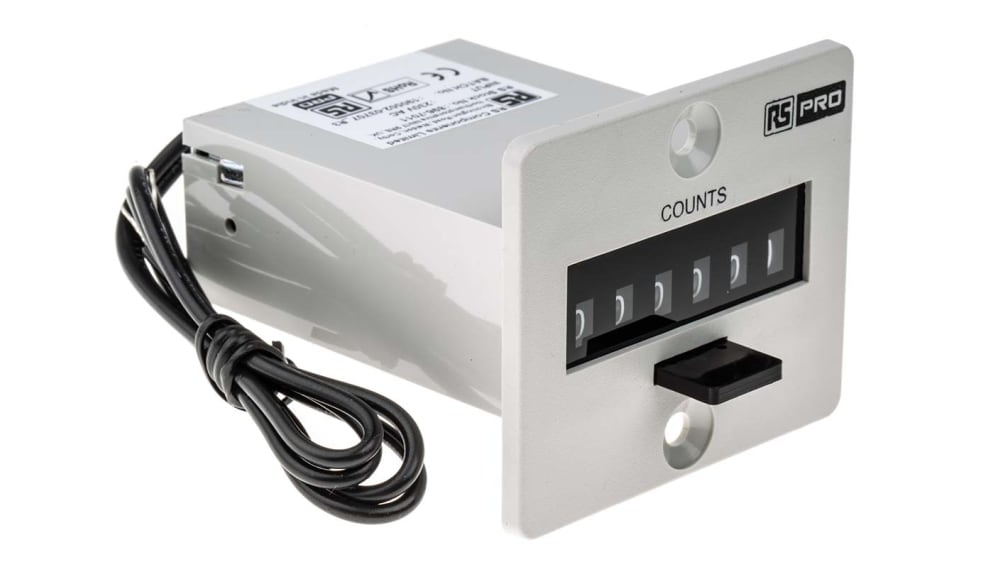 Contatore Elettromagnetico 6 Cifre Ad Alta Velocità - Per AC/DC, Con Reset A Pulsante - Foto 2