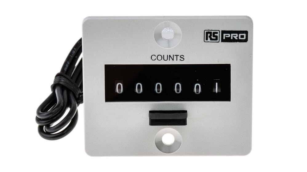 Contatore Digitale Elettronico A 6 Cifre Per Macchina Per Maglieria - 0-999999 Con Sensore Magnetico E Magnete