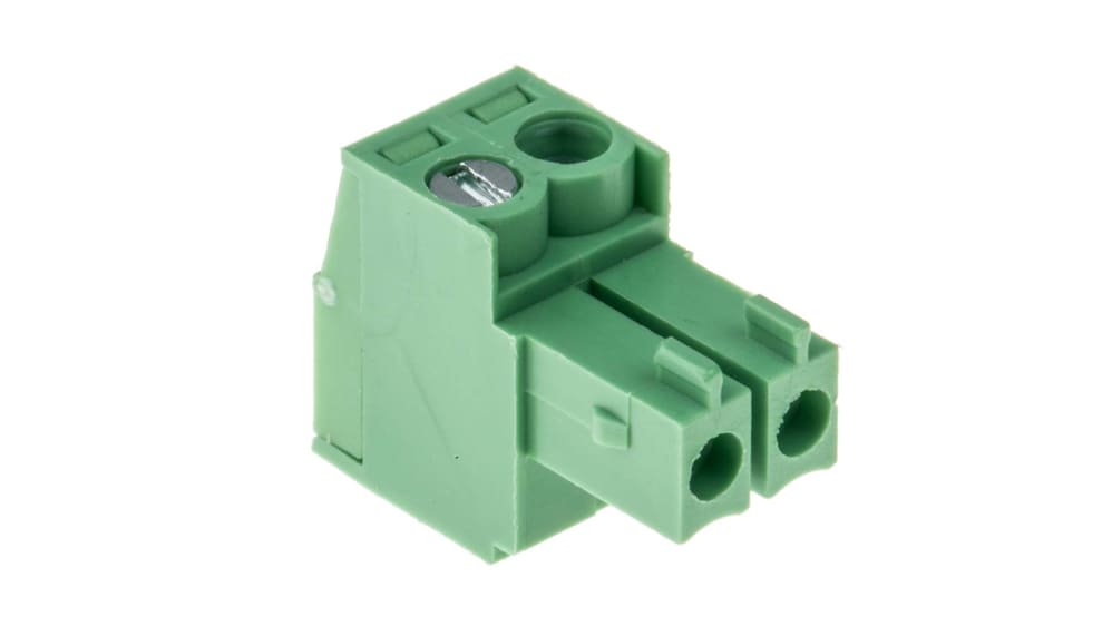 RS PRO Steckbarer Klemmenblock Steckverbinder 2-Kontakte 3.5mm 