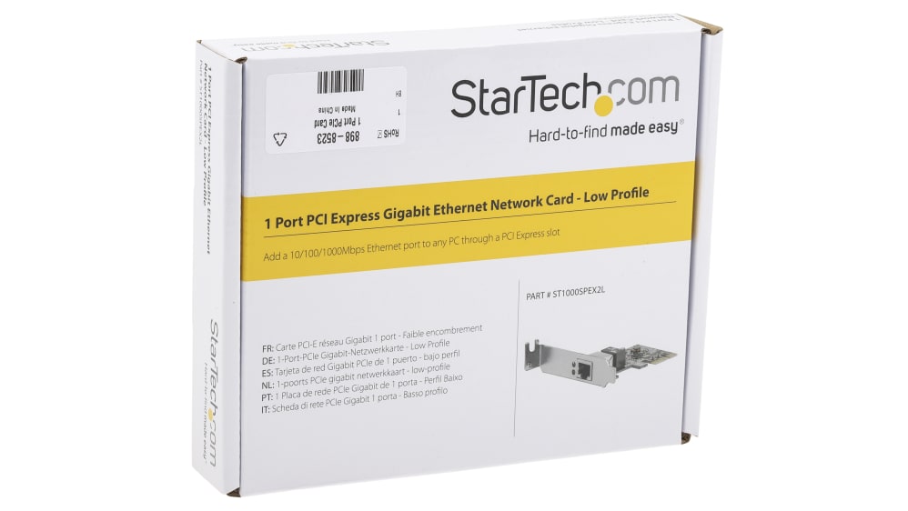 StarTech.com Carte réseau PCI Express à 1 port RJ45 Gigabit