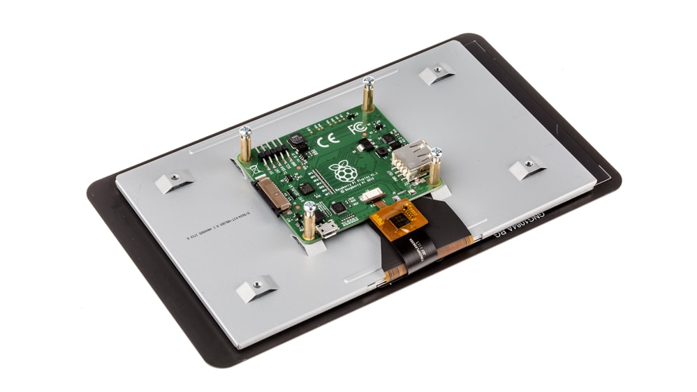 【期間限定送料無料】 Raspberry 静電容量型 7インチ, Piディスプレイ, Raspberry Pi ディスプレイ・モニター本体