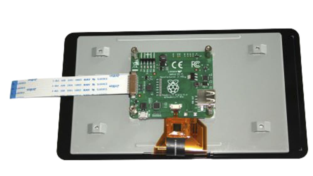 Raspberry Pi Raspberry Piディスプレイ, 7インチ, 静電容量型タッチ 