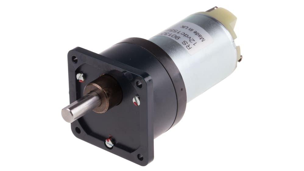 RS PRO, ブラシ付きギア DCギヤードモータ 12V 10 Ncm 155 rpm | RS