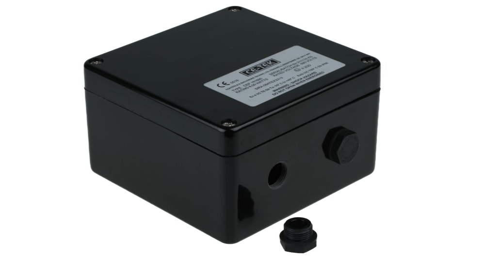 Caja de conexiones CE-TEK CEP161690PA 15 Negro 160mm 160
