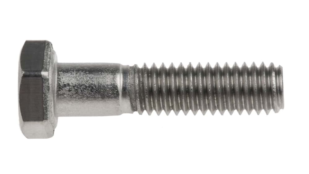 Vis à tête hexagonale Acier Inoxydable, M6 x 25mm