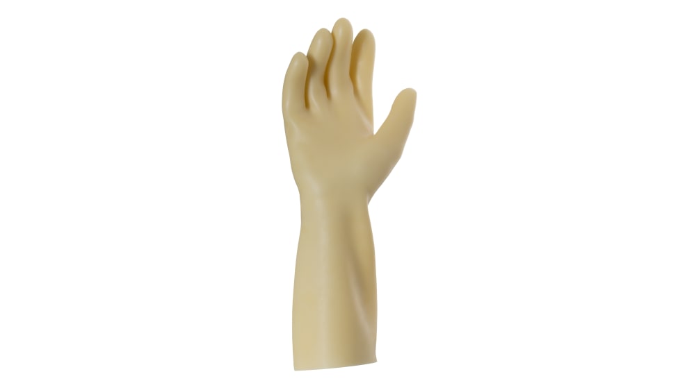 KS Tools - Gants d'électricien en latex naturel beige, classe 0 AZC, T10