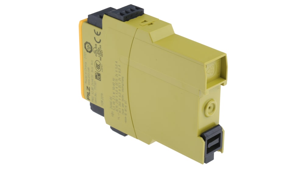 Pilz セーフティリレー, 24V ac/dc, 安全接点:3, 緊急停止 Pilz セーフティリレー, 24V ac/dc, 安全接点:3, 緊急停止