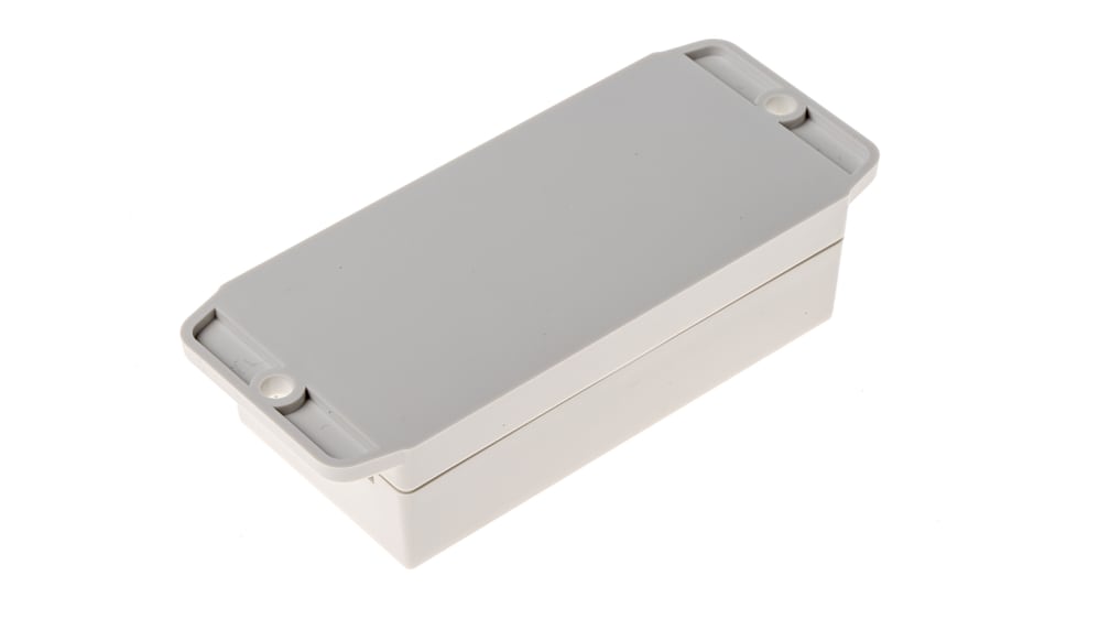 RS PRO NUB Series White ABS Enclosure Flanged 27 mm, 90 mm, 45 mm | RS