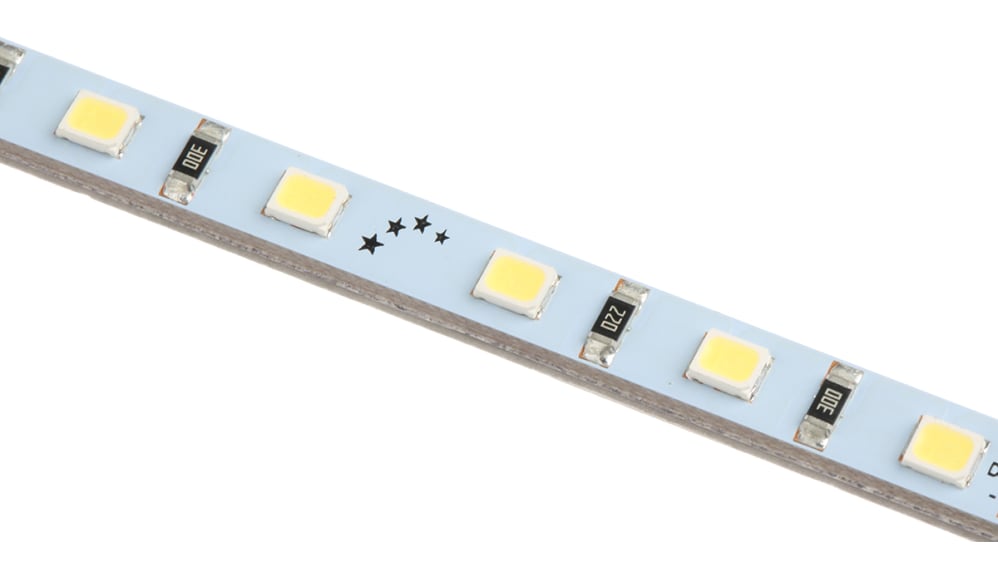 PowerLED LEDテープライト 白 24V dc, R6-C2835-24-42-IP20 | RS