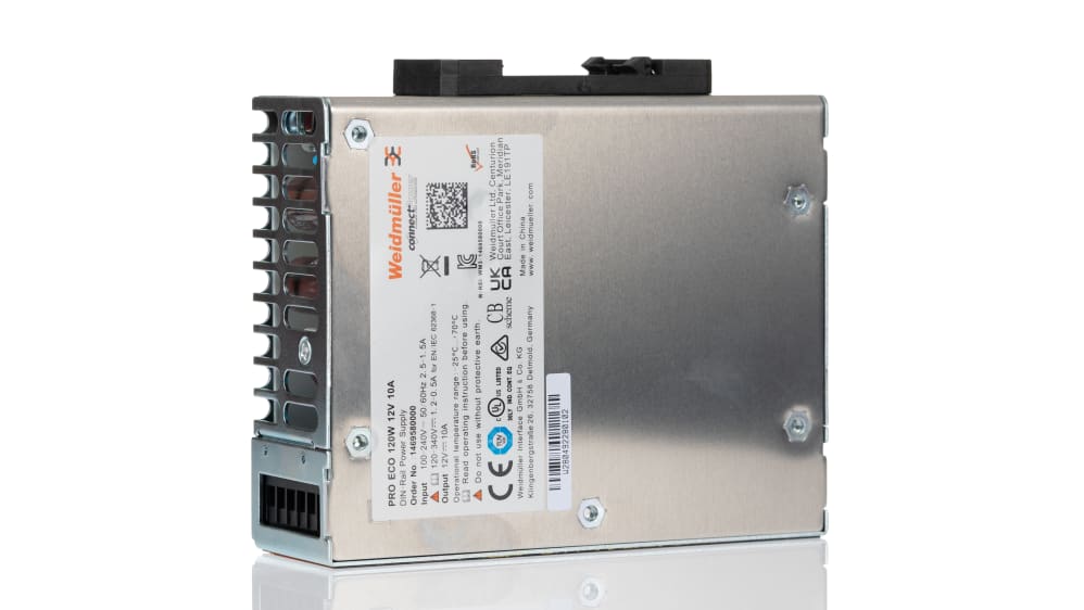 Weidmüller PRO MAX 120W 12V 10A Hutschienen-Netzteil (DIN-Rail) 12 V/DC 10A  120W Inhalt 1St., WEIDMÜLLER versandkostenfrei