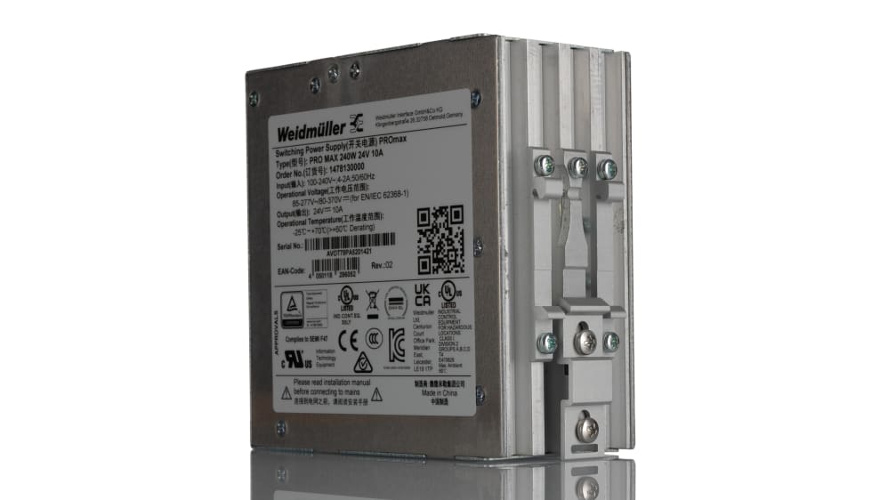 Weidmüller PRO MAX 120W 12V 10A Hutschienen-Netzteil (DIN-Rail) 12 V/DC 10A  120W Inhalt 1St., WEIDMÜLLER versandkostenfrei