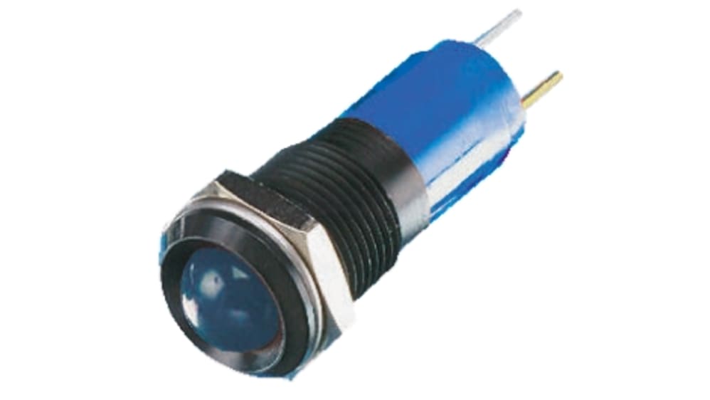RS PRO パネル取り付けインジケータ, 24V dc, 青 IP67 | RS