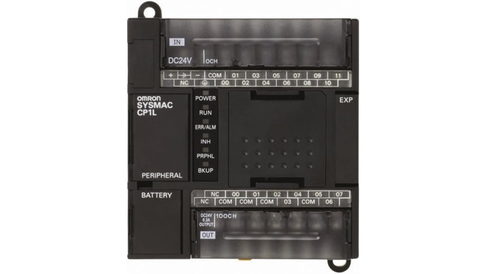 CP1L-L20DR-A | Omron CP1L Series PLC CPU, Relay Output, 12-Input