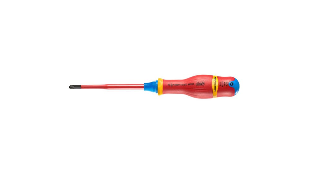 ATDB2X125TVE | Facom Pozidriv Insulated Screwdriver, PZ2 Tip