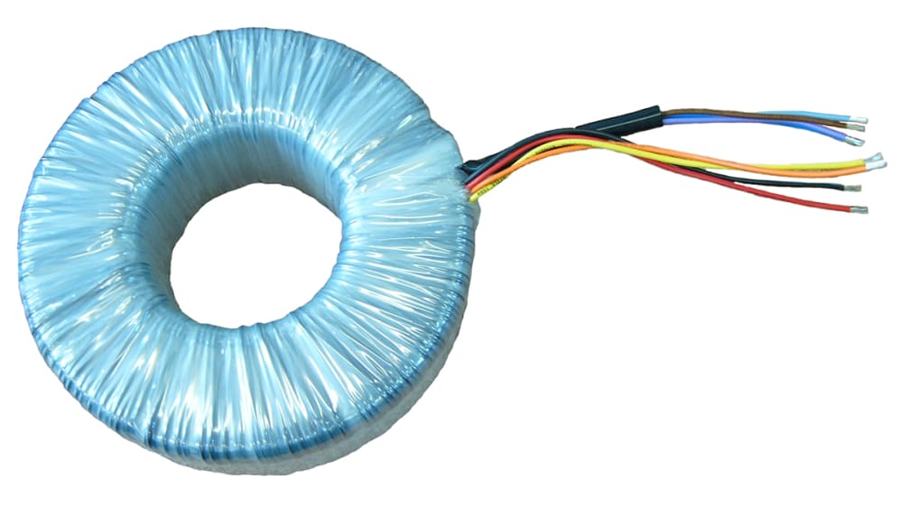 RS PRO トロイダルトランス,1次：2 x 115 V ac,2次：2 x 24 V ac 1000