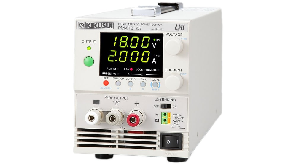 PMX18-5A 菊水電子工業 ベンチ電源, 出力数：1, → 18V, 5A RS
