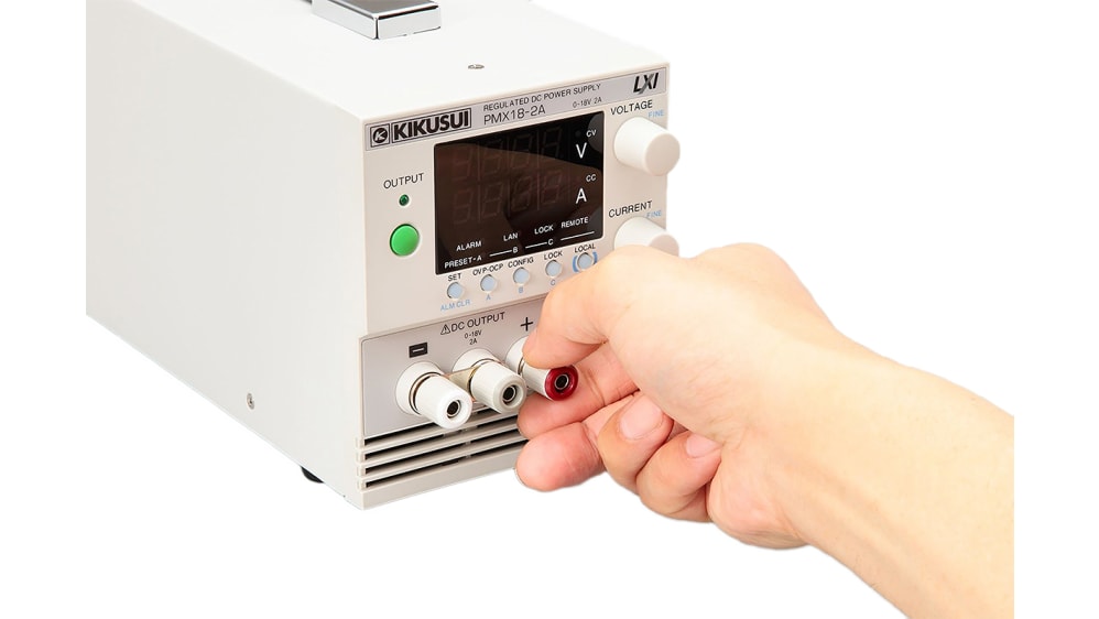 PMX18-5A | 菊水電子工業 ベンチ電源, 出力数:1, 0 → 18V, 5A | RS PMX18-5A | 菊水電子工業 ベンチ電源, 出力数:1, 0 → 18V, 5A | RS