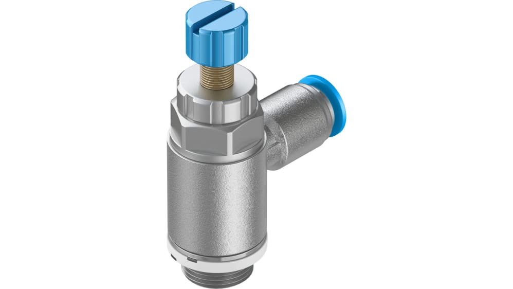 ららべ Festo 193139 GRLA-M5-QS-6-D One-Way Flow Control Valve - PCM