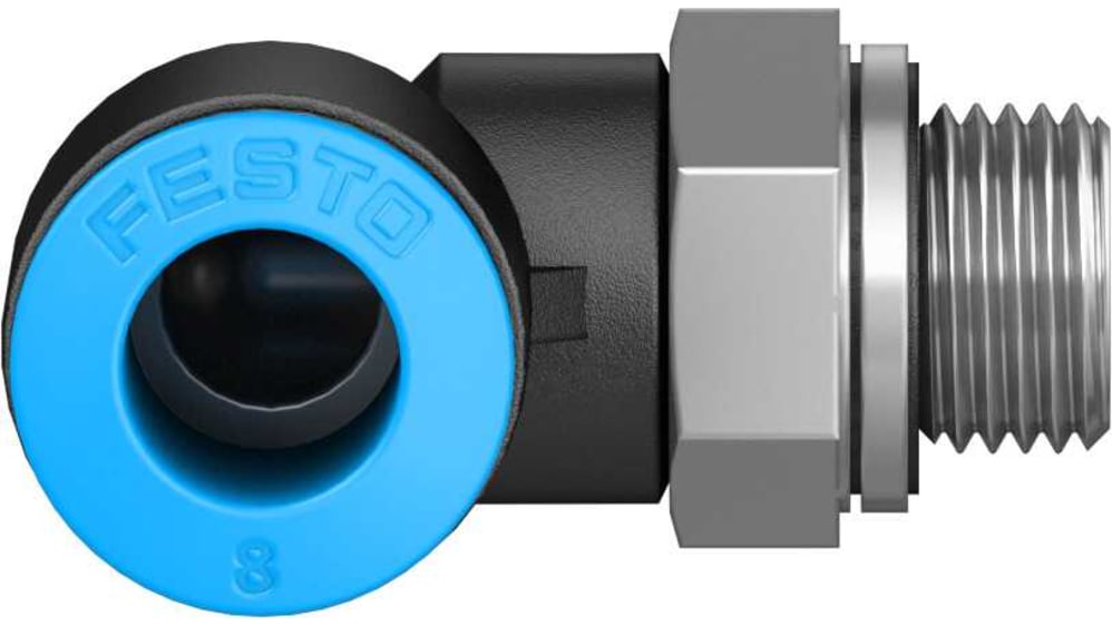 OZ✴︎ 186119 FESTO - Push-in fitting | angled 90°; -0.95÷6bar