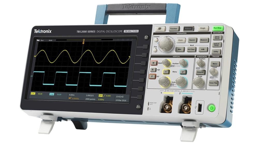 Tektronix オシロスコープ, 70MHz, デジタルストレージ, TBS2072 Tektronix オシロスコープ, 70MHz, デジタルストレージ, TBS2072