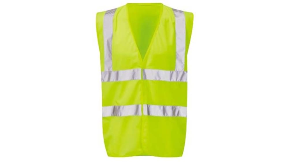 RS PRO Yellow Hi Vis Vest, S