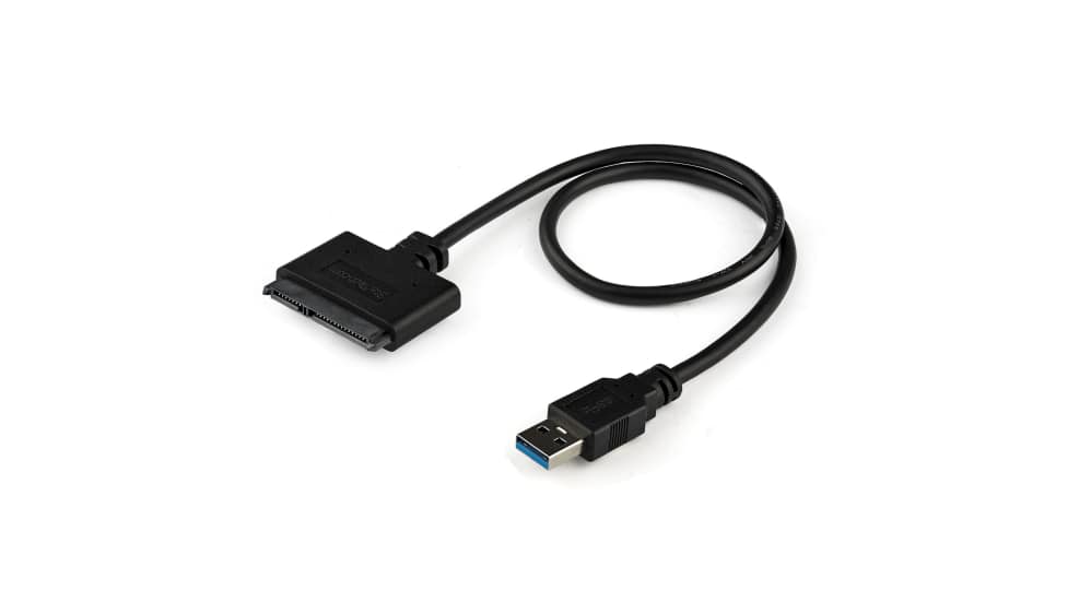 Acheter Convertisseur de Câble USB 2.0 3.0 vers SATA 22 Broches Adaptateur de Pilote de Disque Dur pour HDD/SSD 2,5 Pouces