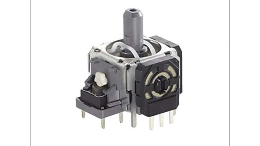 RKJXK1210002 | Alps Alpine 2-Axis Joystick Switch Lever, Momentary