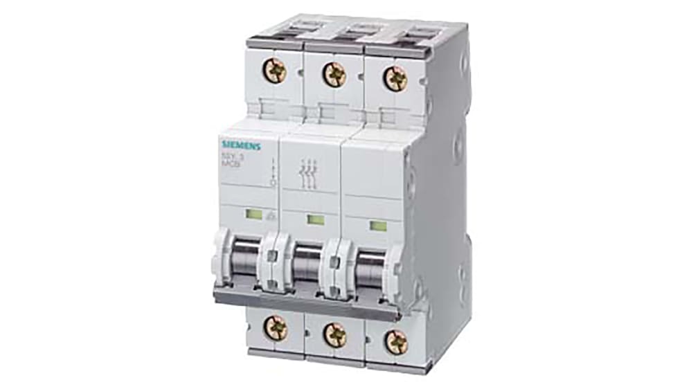 Interruttore magnetotermico Siemens 3P 40A 10 kA, Tipo C