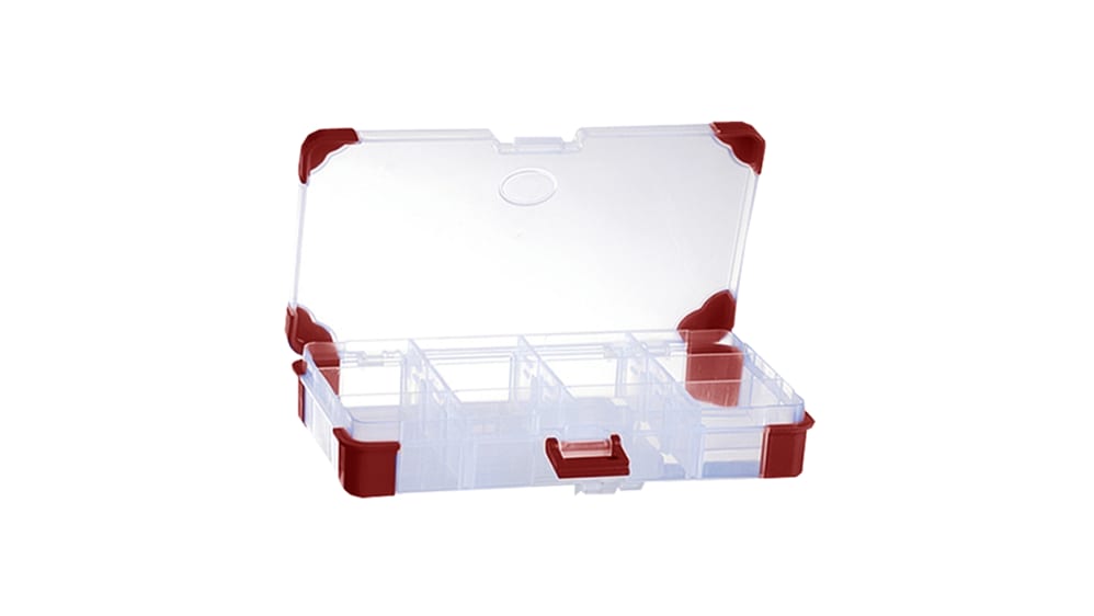 RS PRO パーツケース 高さ：30mm 区画数：12, 奥行：165mm | RS