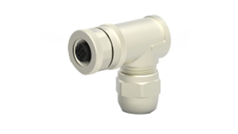 T4112012041-000 | TE Connectivity メス 丸型コネクタ, 4極, M12