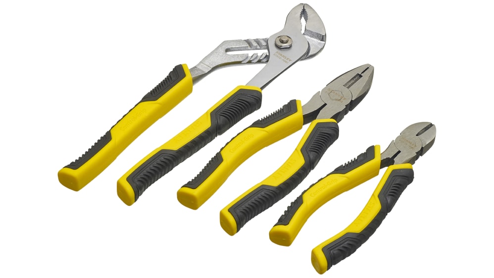 Stanley 3-Pezzi Set di pinze 180 mm Lunghezza