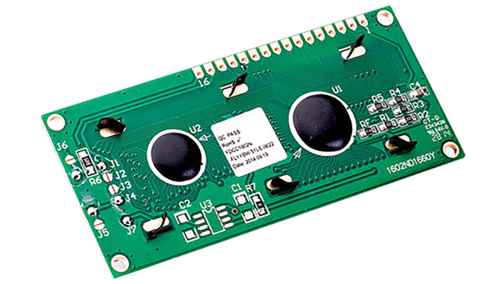 FC1602N01-FHYYBW-51SE | Fordata 液晶英数字ディスプレイ 半 FC1602N01-FHYYBW-51SE | Fordata 液晶英数字ディスプレイ 半