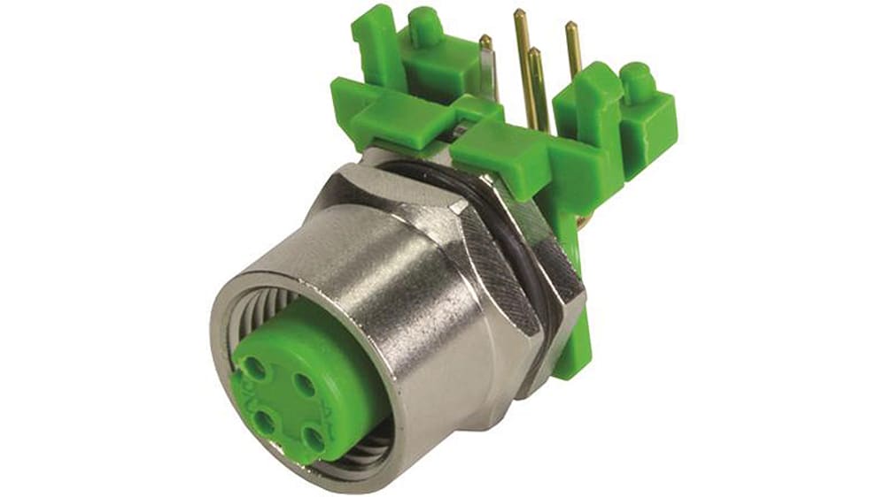21033814440 | HARTING M12 Rundsteckverbinder Buchse 4-polig / 4.0A 