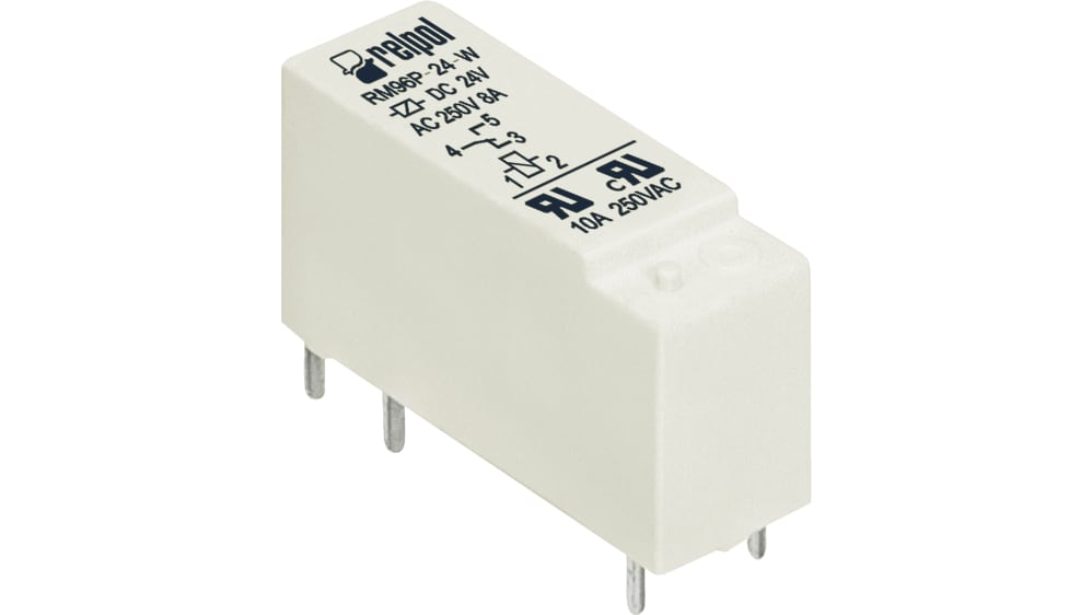 Reipol Relais Circuit Imprimé Pi-50BE/3-R Avec Socle - 230V AC 250V 2CO 8A
