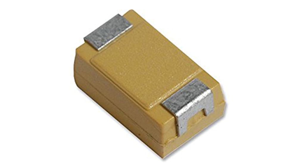 KYOCERA AVX タンタルコンデンサ,22μF,35V dc,7343-43 KYOCERA AVX タンタルコンデンサ,22μF,35V dc,7343-43