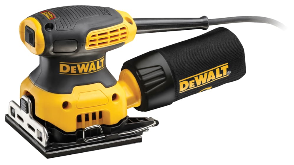 Lijadora orbital DeWALT DWE6411, 230V 230W, área de lijado 108 x 115mm,  órbita 1.6mm, Euroconector