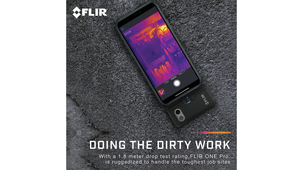 FLIR (フリアー) サーモグラフィ, 測定範囲:-20→ +400 ° C FLIR (フリアー) サーモグラフィ, 測定範囲:-20→ +400 ° C