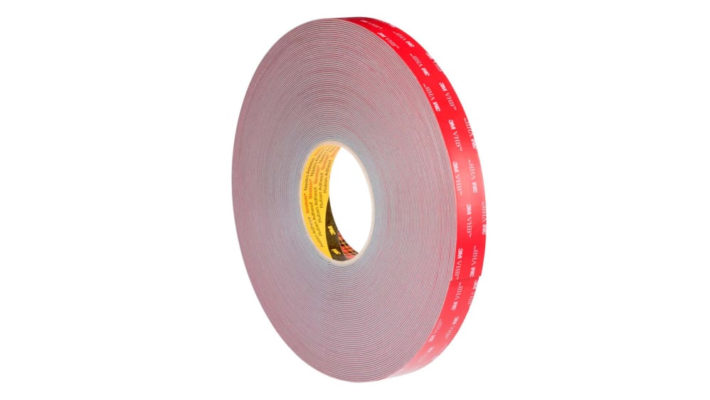 3M VHB Tape GPH-060GF - 0.5 Inch X 5 Yards Gray Double-Sided Acrylic Foam