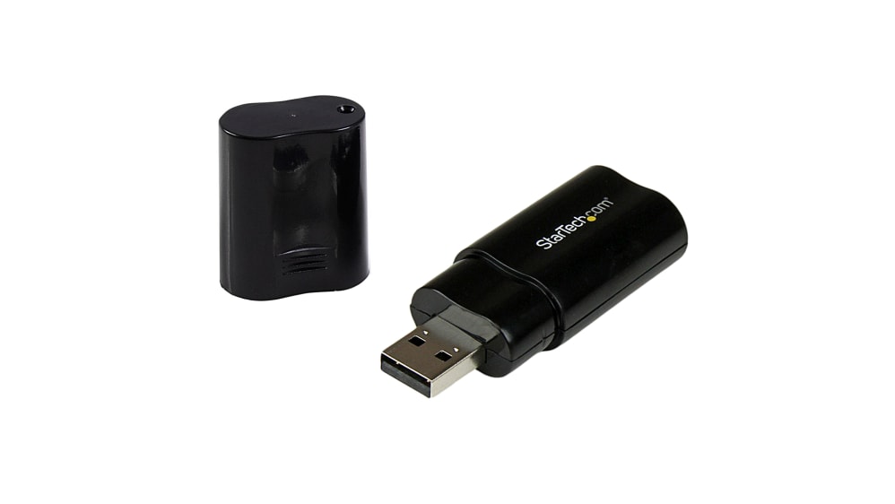 ICUSBAUDIOB, Carte son Externe USB 2.0 Startech, 2 canaux, Mini-Jack 3,5  mm