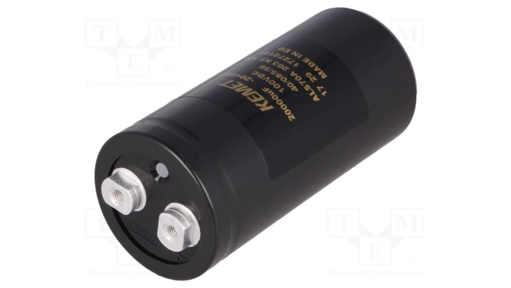 Kenta2000さん専用 ALS70A203KF100 | KEMET 20000μF,100V dc コンデンサ, スクリュー